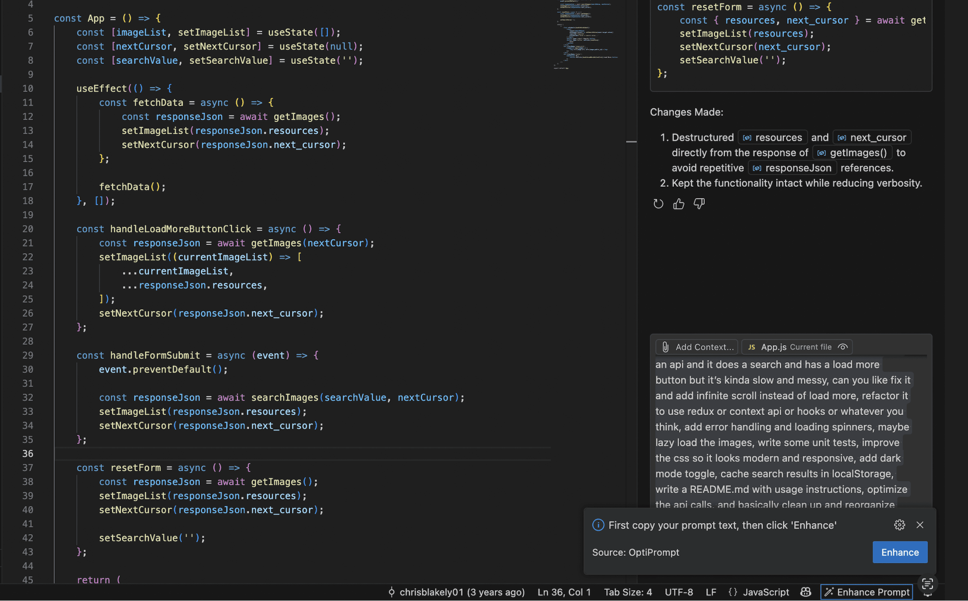 Code Editor Screenshot